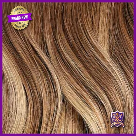 Human Hair Extensions 12 Inch 6 Wefts Thin Hair Volume Fill Ins main image 6
